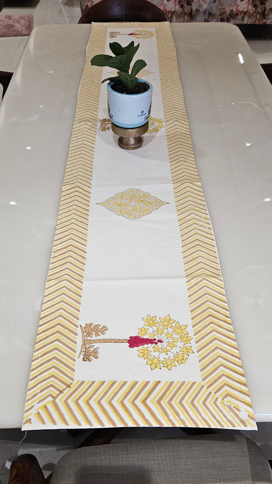 Kesariya table runner, view 2