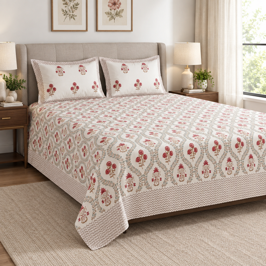 Udaan cotton bedsheet, view 2