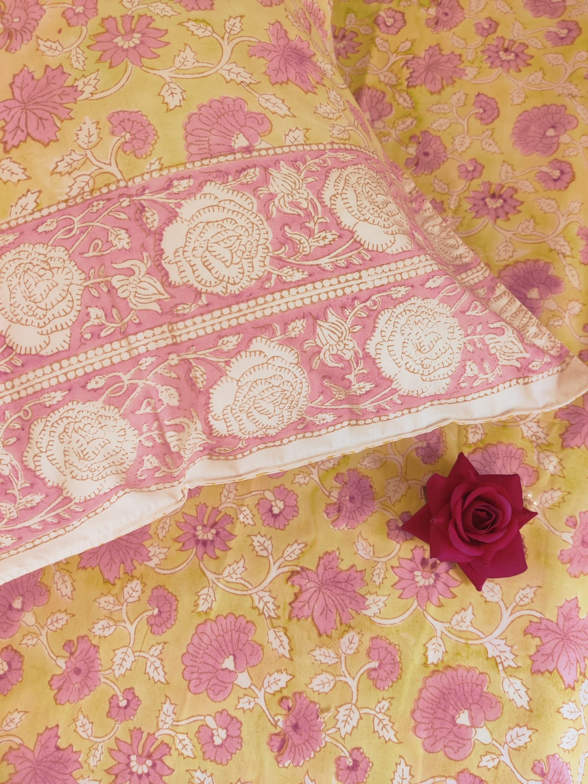 Kushboo cotton bedsheet, view 3