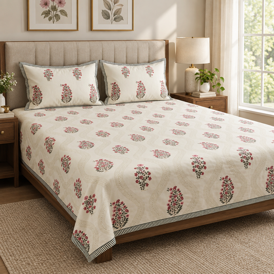 Nagma cotton bedsheet, view 2