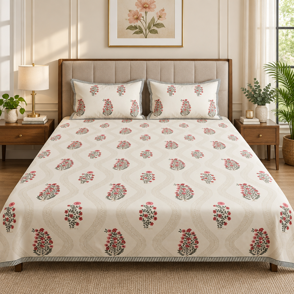 Nagma cotton bedsheet
