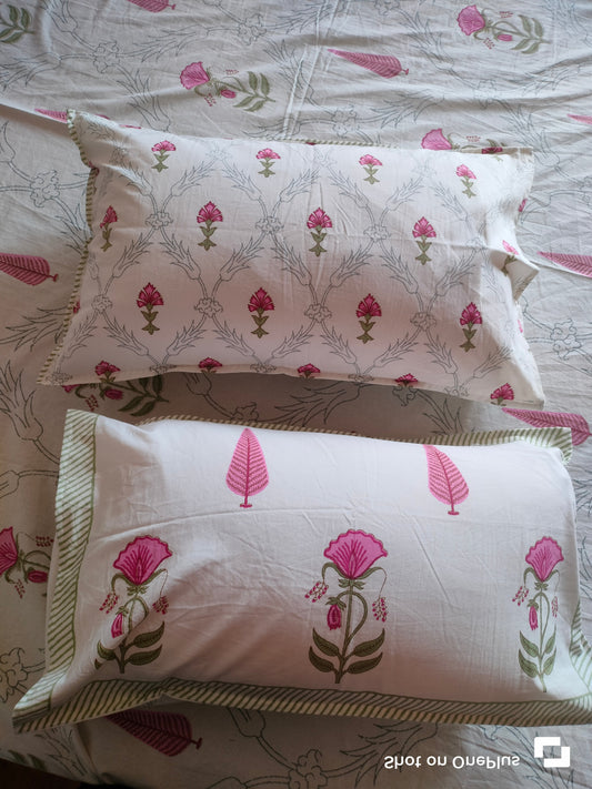 Pushpa_ pink and green