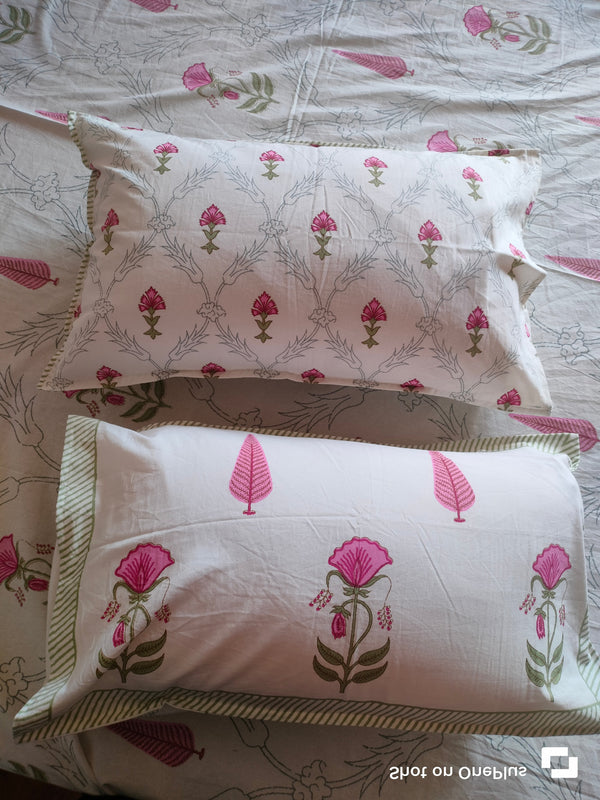 Pushpa_ pink and green