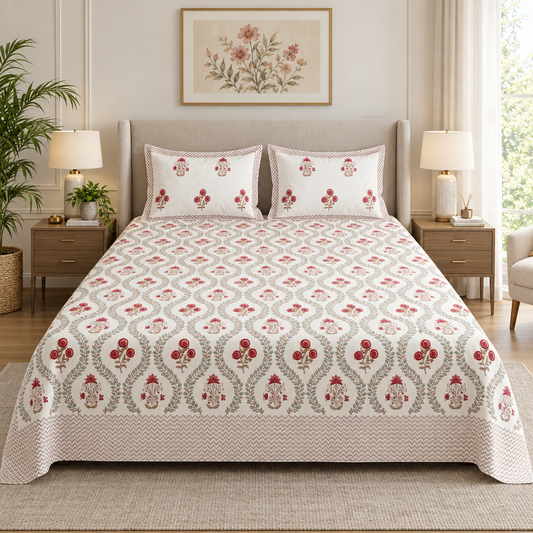 Udaan cotton bedsheet
