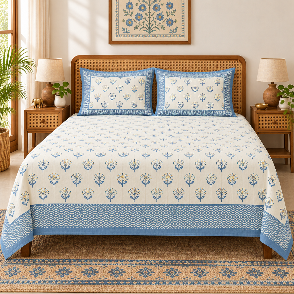 Bindu bedsheet front view
