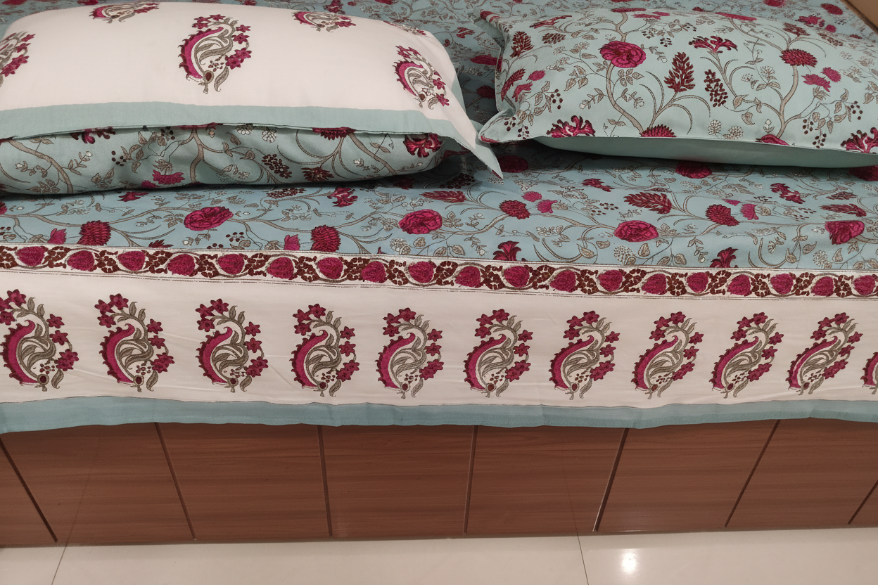 Close-up Side View Bedsheet