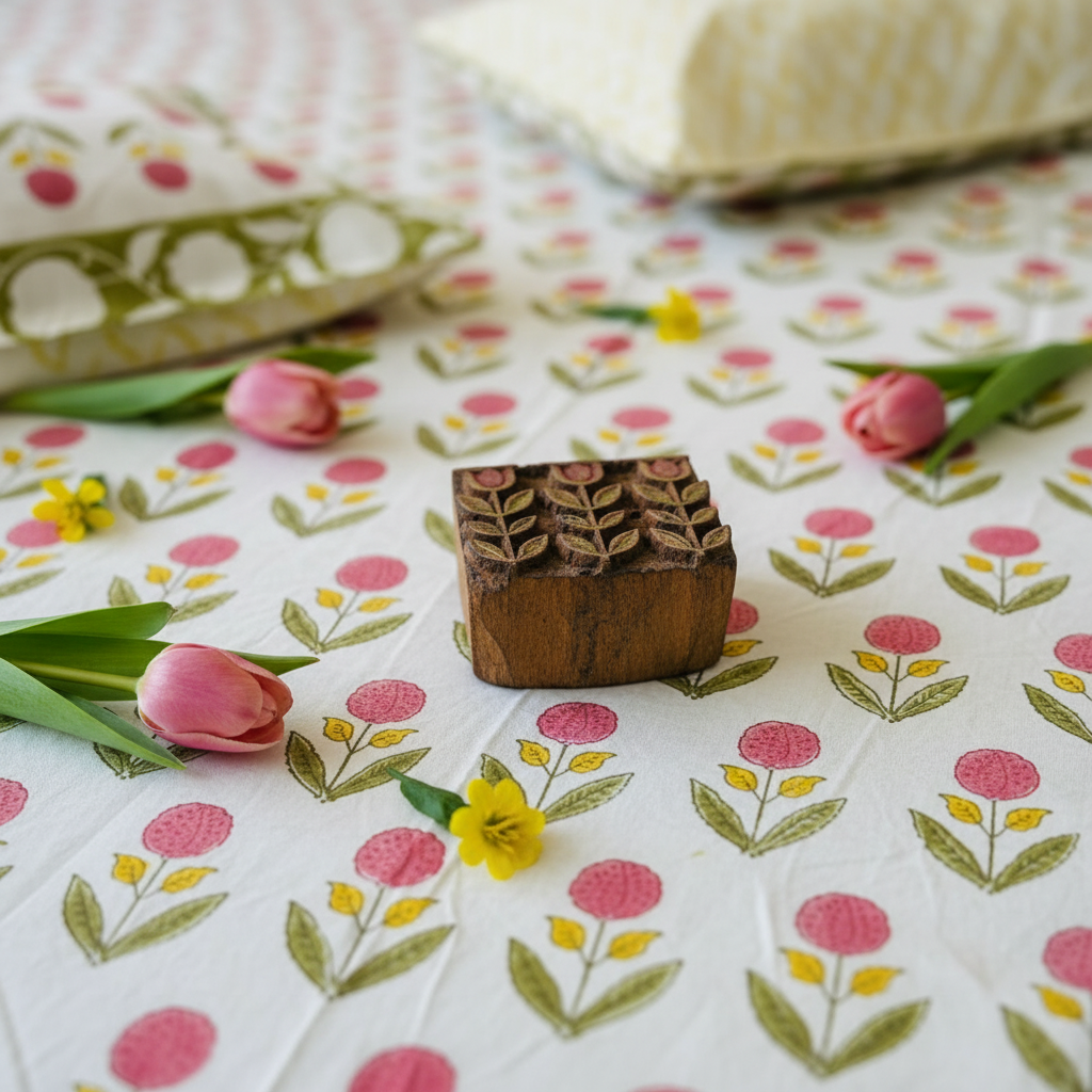 Close View – Fabric & Block