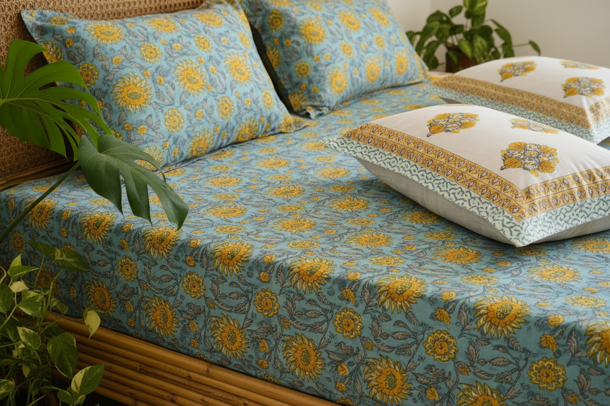 Closer Side View Cane Bed