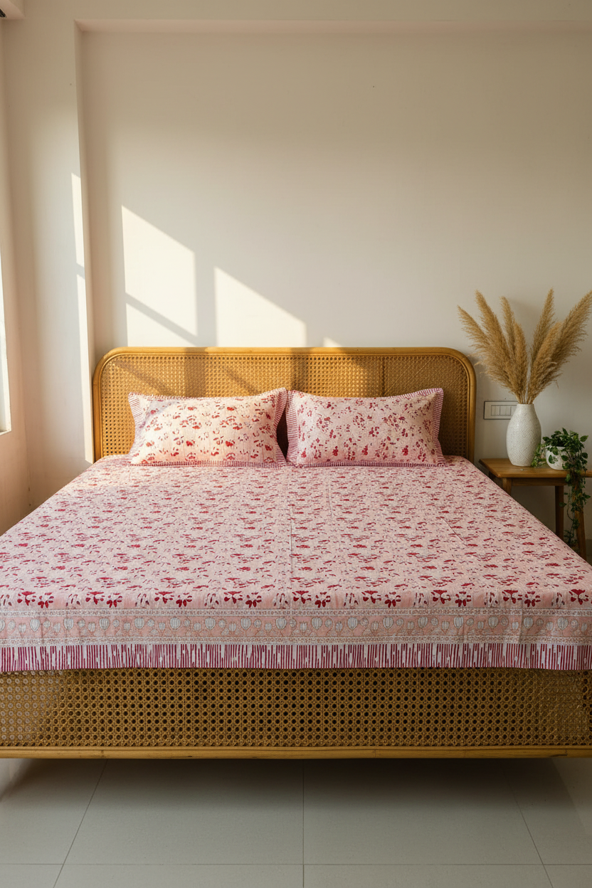 Front View - Cane Bed