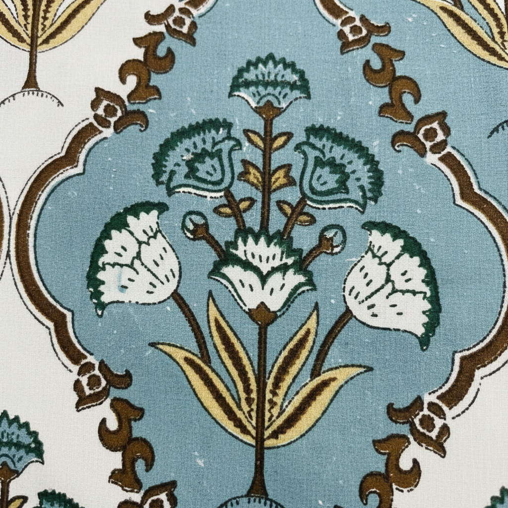 Kamli Close-up Print Detail