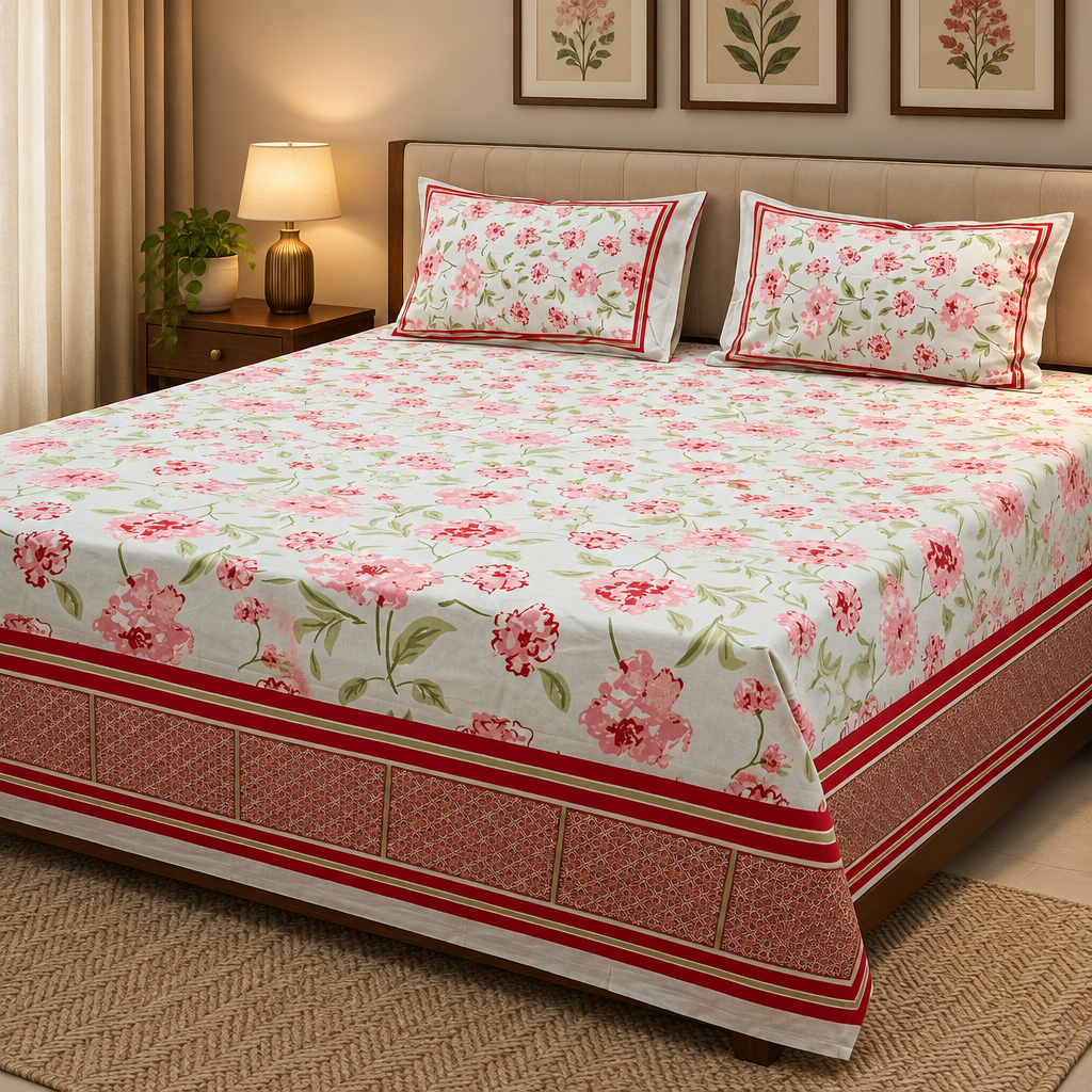 Kushi bedsheet side view