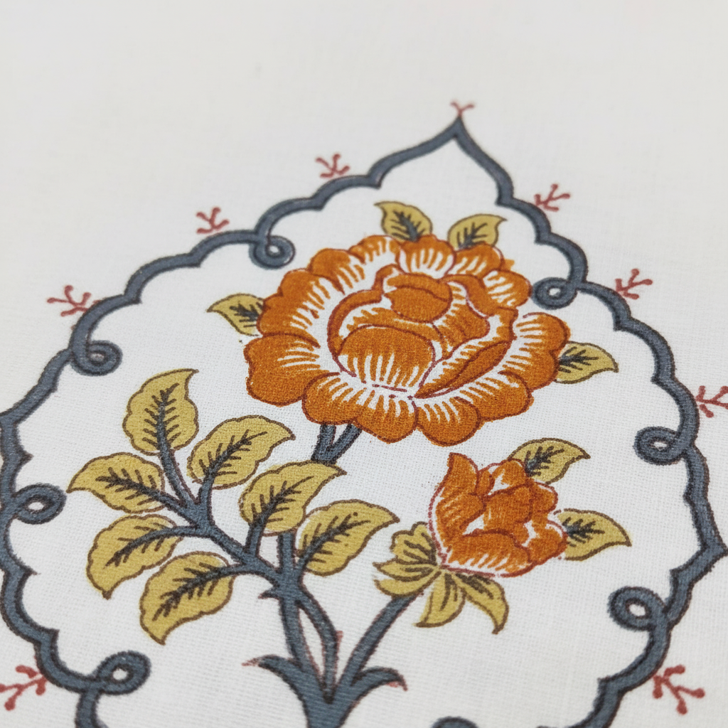 Macro Detail - Block Print